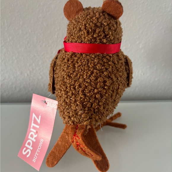 New With Tags Spritz Valentines Decoration Figure Featherly Friends Buttons - Picture 3 of 4